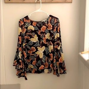 Rose + olive boutique blouse *